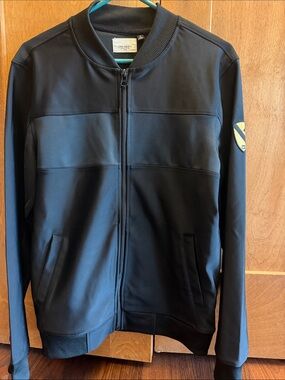 Civil Society Men's Black Bomber Jacket sz S